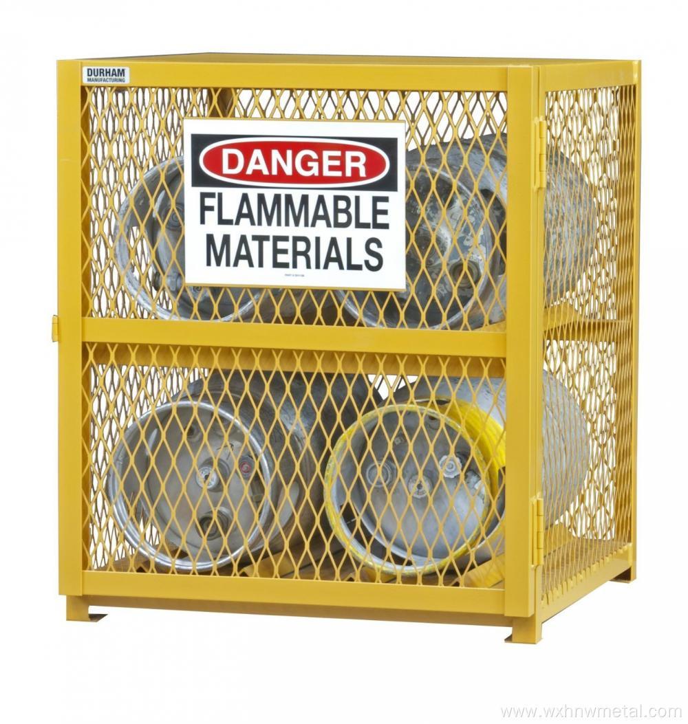 Gas cylinder storage cage for 4cylinder