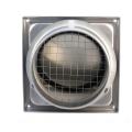 Persienne de ventilation en acier inoxydable résistante aux intempéries et réglable