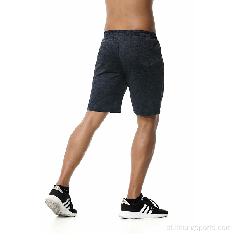Shorts homens shorts de ginástica ativa cinza