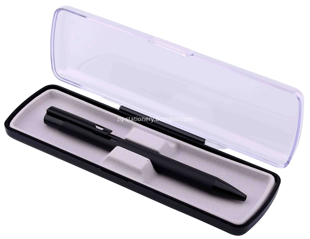 Single Metal Ballpoint Pen with Box