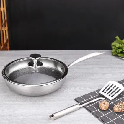 Stainless Steel Honeycomb type Non-stick Pan