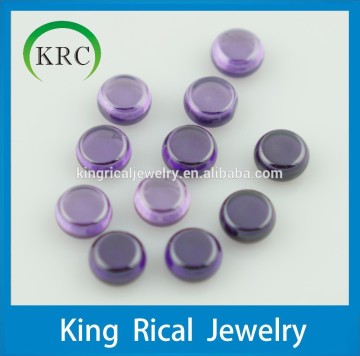 Fashion gemstone cabochon glass gemstone wholesale glass stones for jewelry glass beads