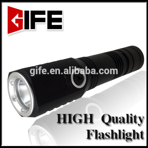 1XPG waterproof Aluminum USB rechargeable swat flashlight