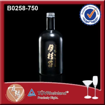 Spirit Glass Bottle With Wide Mouth 750ML Sake Bottle