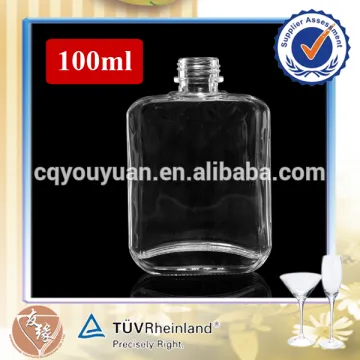 original design square glass bottle manufacturer liquor spirits glass bottles 150ml