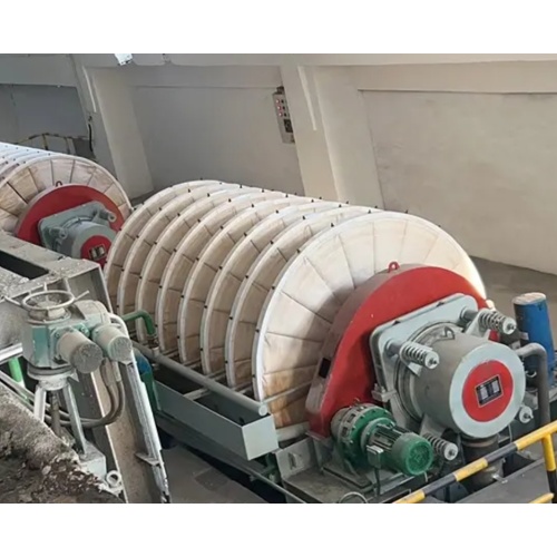 Filtro de vácuo do tipo disco usado para rejeitos