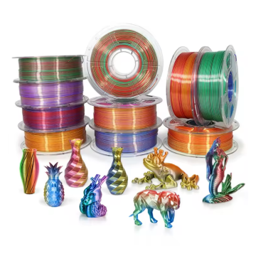Tri-Color Silk PLA Filament 1.75mm