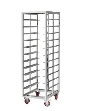 RUITAI Stainless Steel Baking Pan Trolley - Customizable Commercial Kitchen Storage Rack
