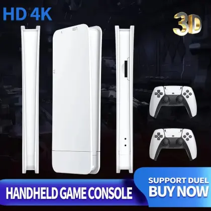 M15 Game Console: 4K Player, Wireless Controller, 64GB Retro Handheld Console
