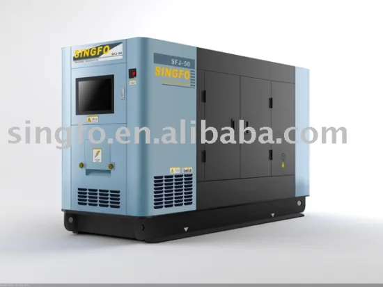 diesel generator with sound-proof canopy