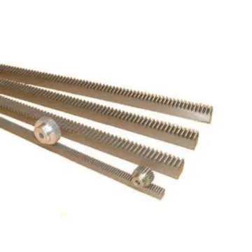 Custom CNC machining brass rack pinion, brass gear rack and pinion