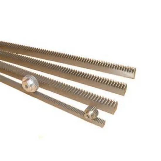 Custom CNC machining brass rack pinion, brass gear rack and pinion