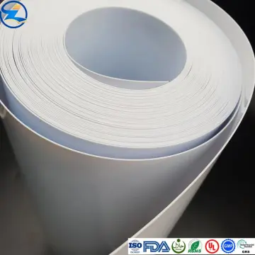 Milkly White Glossy Rigid PVC Sheet For Furniture