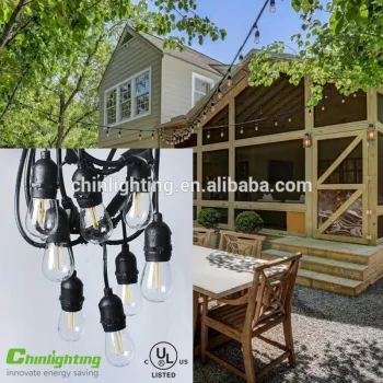 LED S14 Weatherproof string lights 24Feet UL listed