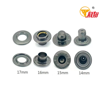 Brass Blister Snap Fastener Set for Clothing
