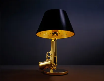Philippe Starck bedside gun lamp