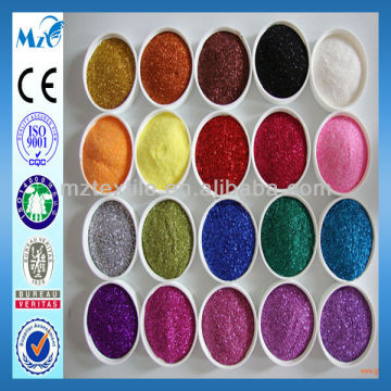 eva/pe glitter power with eva foam sheet