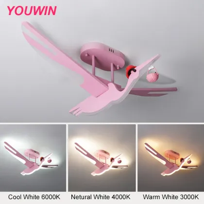 Wholesale Hot Selling Modern Annunciation Bird LED Ceiling Light - Dimmable and Customizable for Kids Room