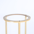 Modern Round Shelf Light Wooden Storage Rack