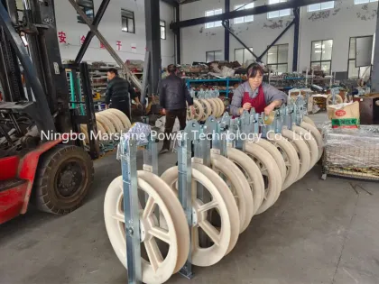 Conductor Pulley Cable Stringing Pulley Block