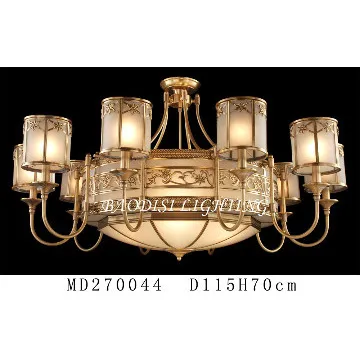 Bronze finish copper soldering European style pendant light