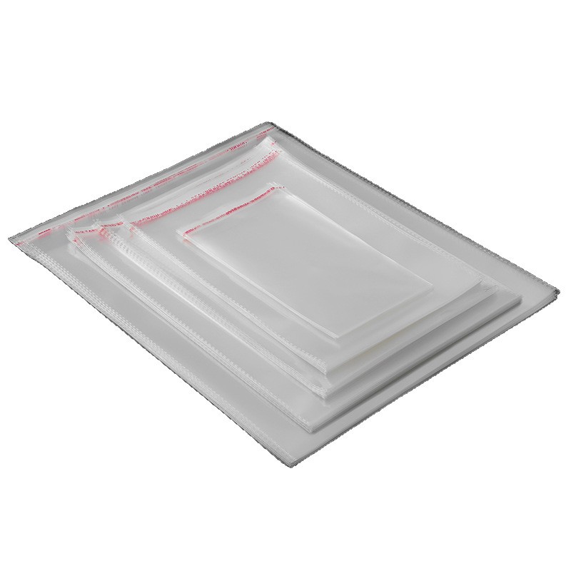 Thickened PE Transparent Self-Adhesive Warning Bag for Garment Apparel Packaging