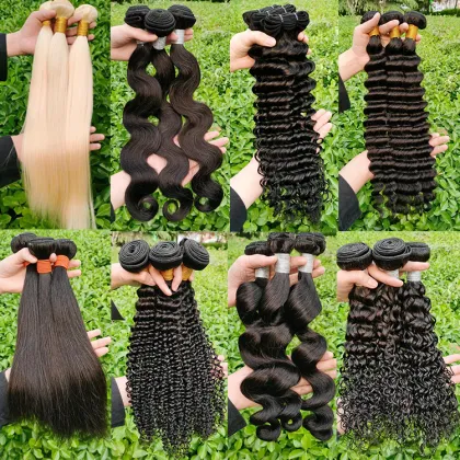 Raw Virgin Vietnamese Hair, Wholesale Unprocessed Vietnamese Human Hair,Double Drawn Natural Vietnamese Weft/Wavy Hair Bundle