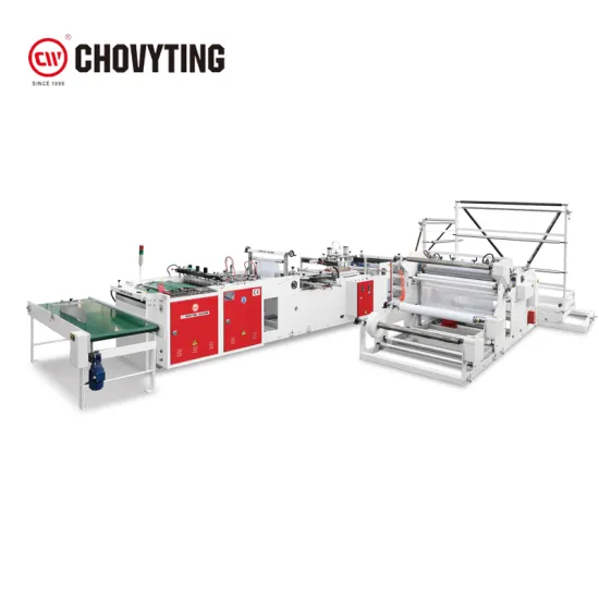 Fully Automatic PE Plastic Film Valve Port Filling Bag Making Machine
