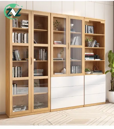 Wooden Book Shelf Cabniet Bookcase Convertible