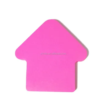 Self-Adhesive Tear-Off Arrow Shaped Memo Pads for Customization
