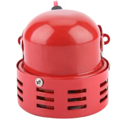 12V Mini 110dB Red Air Raid Siren Horn for Car and Truck