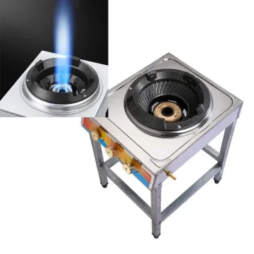 LONGNAN High Pressure 40KW Commercial Cast Iron Gas Burner for Wok and LPG Gas Stove