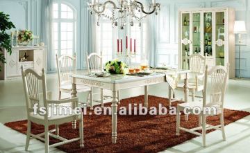 modern MDF panel marble Top Dining Table