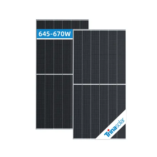 High Reliability Trina Solar Panels: 210 Solar Cells, Half Cell, Mono Perc Modules - 645W to 670W