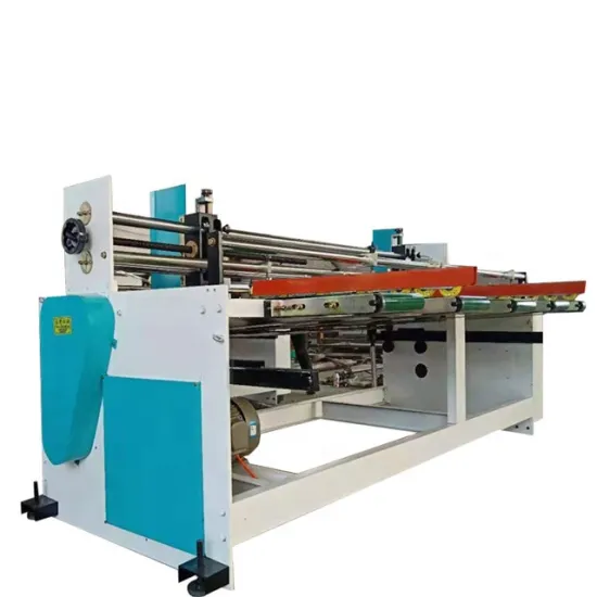 Water-Ink Printing and Slotting Machine with Paper Feeding System