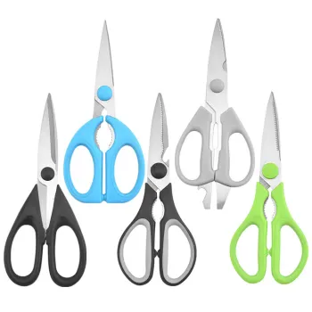 Professional Multi-Use Kitchen Scissors and Poultry Shears: Versatile Tools for Meat, Poultry, and Vegetable Cutting