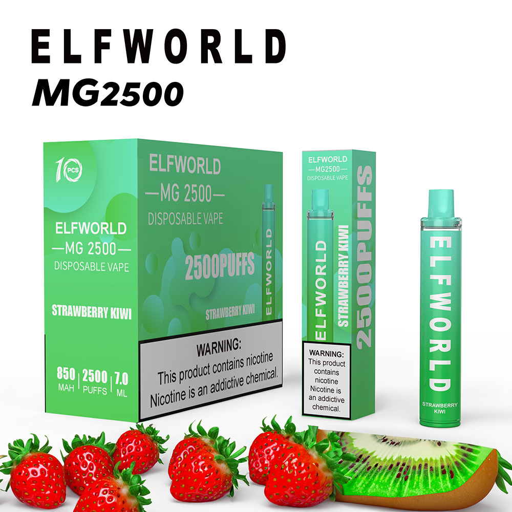 Original Elf World 2500 Puffs Einweg -Vape Heißverkauf