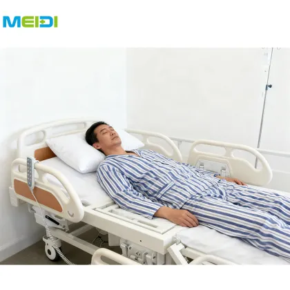 Patient Care Multifunctional Full Curved Nursing Medical Bed