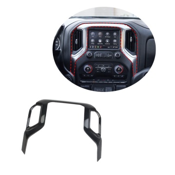 Chevrolet Silverado 2019-2022 Carbon Fiber Interior Navigation Screen Covers & Trims