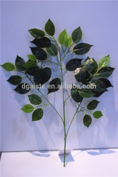 Home garden decorative 60cm Height artificial white hanging plastic Banyan Tree leaf Branches ERSY12 02