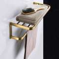 Hardware bathroom accessories, bathroom shelf, copper material antique towel rack