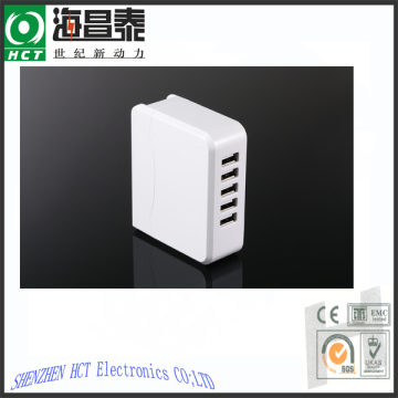Cargador universal telefonos inteligentes con 5 puertos USB (UL)