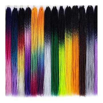 Senegalese Twist Crochet Hair Braids 24inch Small Twist Crochet Braiding Hair  2S Senegalese Twists Hairstyle