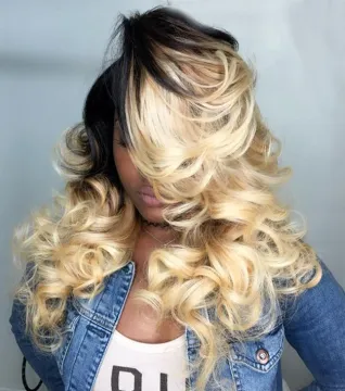 Lsy Roots Human Hair Weave Sew in Virgin Human Hair Bundles with Closure Brazilian 1B 613 Honey Platinum Blonde Black Remy Hair