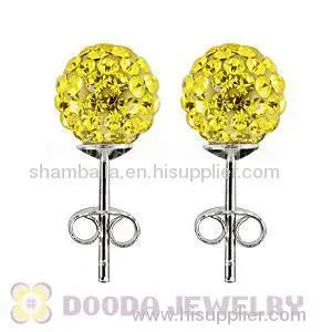 8mm Tresor Paris Swarovski Crystal Ball Stud Earrings Wholesale 