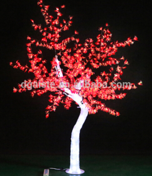 Home garden decorative 230cm Height outdoor artificial red flashing LED solar lighted up trees EDS06 1421