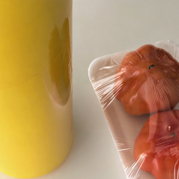 Recambio maestro de envoltura de film transparente para uso en supermercados