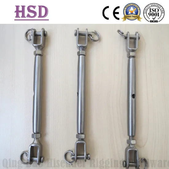 Ss316 Closed Body Turnbuckle, European Frame Type, JIS Frame Type, Rigging Screw, Jaw & Jaw