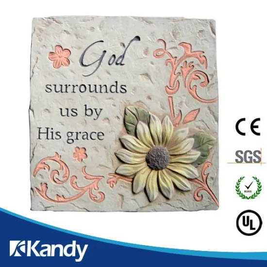 Timely delivery Hot selling promotion flower resin paving stones