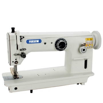 Machine à coudre en zigzag à lit plat avec un grand crochet